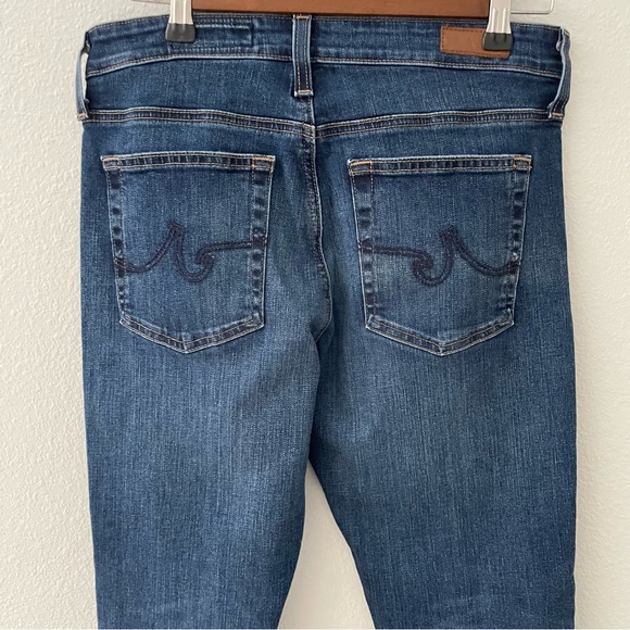 AG Adriano Goldschmied The Farrah Skinny High Rise Jeans Size 30R Medium Blue - Picture 4 of 8